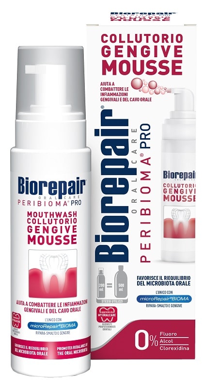 BIOREPAIR ORAL CARE PERIBIOMA PRO COLLUTORIO GENGIVE MOUSSE200 ML