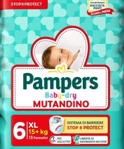 Alternative view of PAMPERS BABY DRY PANNOLINO MUTANDINA EXTRA LARGE SMALL PACK13 PEZZI