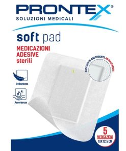 Alternative view of MEDICAZIONE ADESIVA STERILE PRONTEX SOFT PAD 10X12,5 CM 5 PEZZI