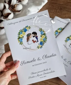 Alternative view of libretto messa matrimonio tema cani
